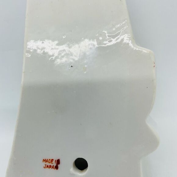 Vintage 1950s Japanese Grape Ceramic Wall Pocket - Picture 8 of 10